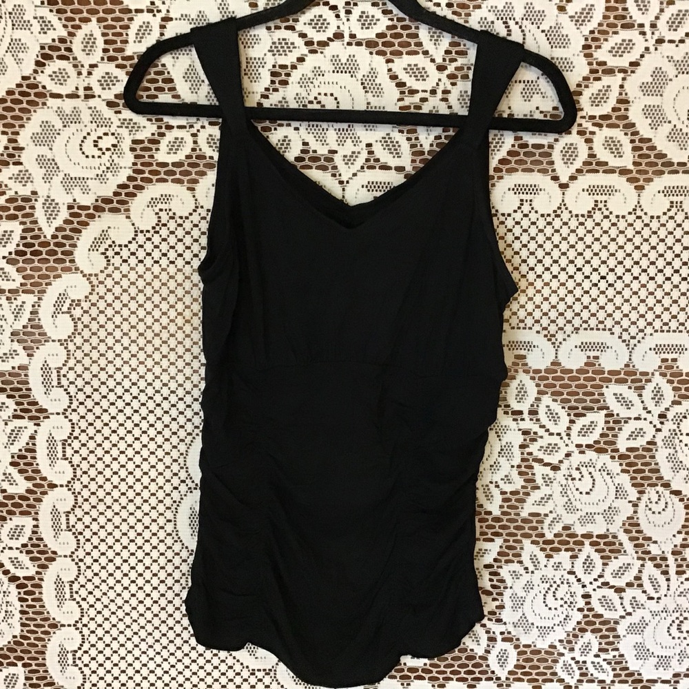 NWT Liumilac Tank Top With Ruching